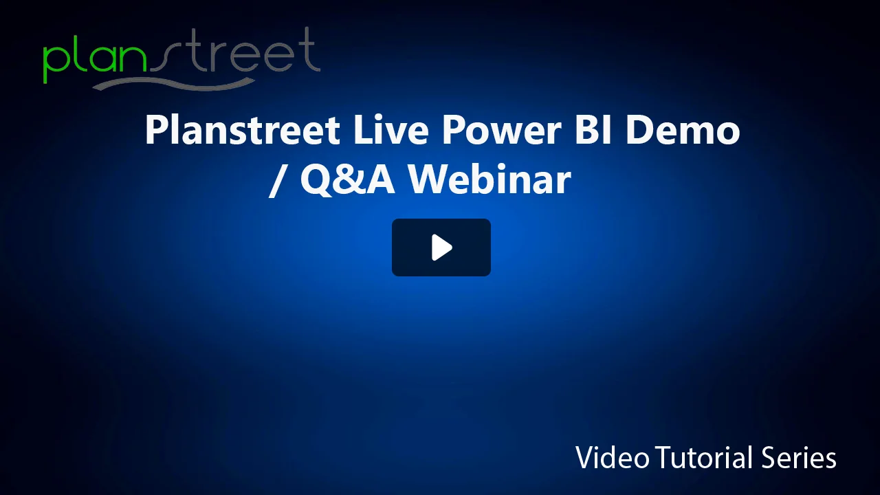 PlanstreetLivePowerBIDemo